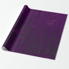 Textur Tief Lila Grün Rustikale Vintage Grunge Geschenkpapier