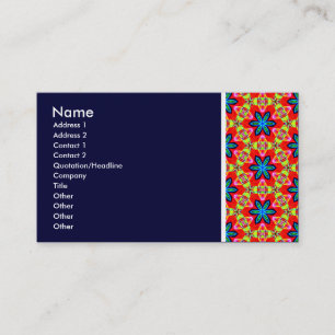Textur Ton - Terrazzo 04 - Tiefes Navyblau Visitenkarte
