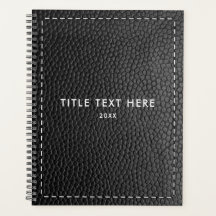 Textur und Sticken aus schwarzem Leder