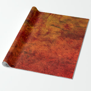 Textur verbranntes Orange Braun Vintage Antik Geschenkpapier