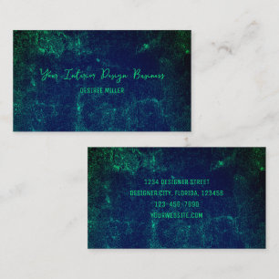 Textur Vintag dunkelblaues Grunge-Muster Visitenkarte