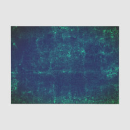 Textur Vintag dunkelgrüne blaue Decoupage Grunge Seidenpapier