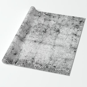 Textur Vintage abgenutzt Weiß Schwarz Decoupage Geschenkpapier