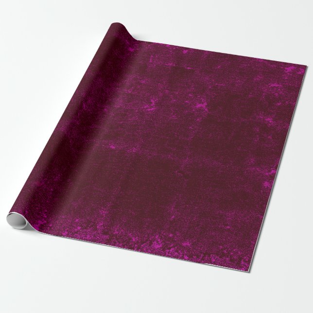 Textur Vintage Dunkelrosa Fuchsien Dekorative Papi Geschenkpapier (Ungerollt)