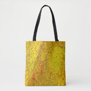 Textur von alter gelber Farbe gerissenabstract,gea