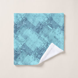 Textur, Wasser und Eis. Waschlappen