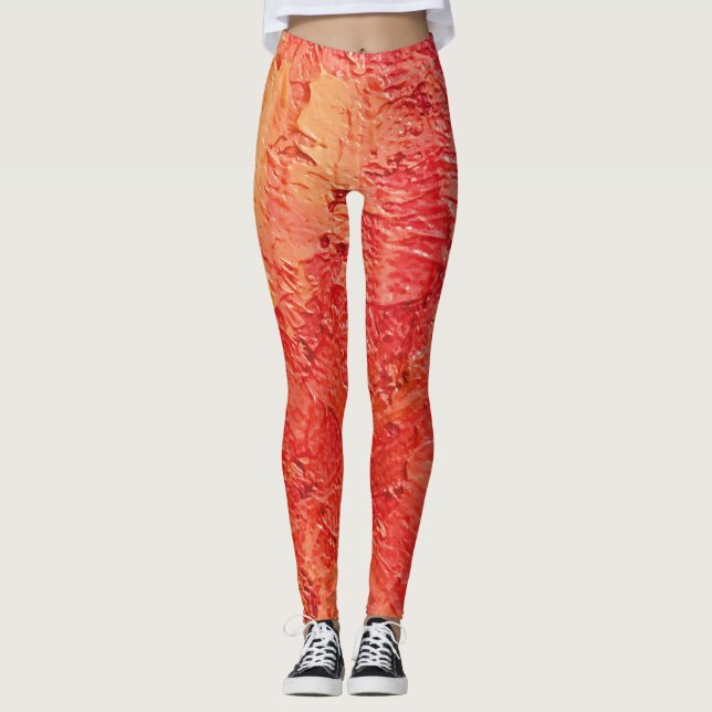 Textura #10 de obra Horizonte Leggings (Vorderseite)