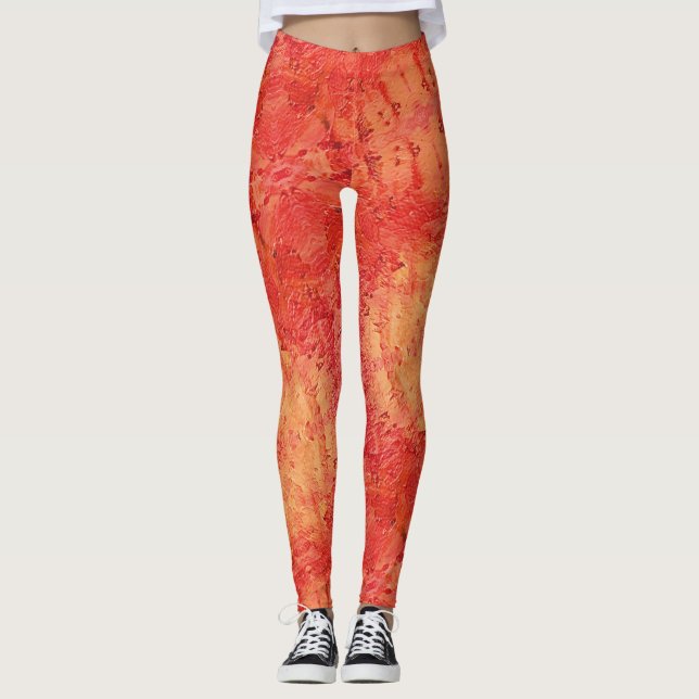 Textura #10 de obra Horizonte Leggings (Vorderseite)