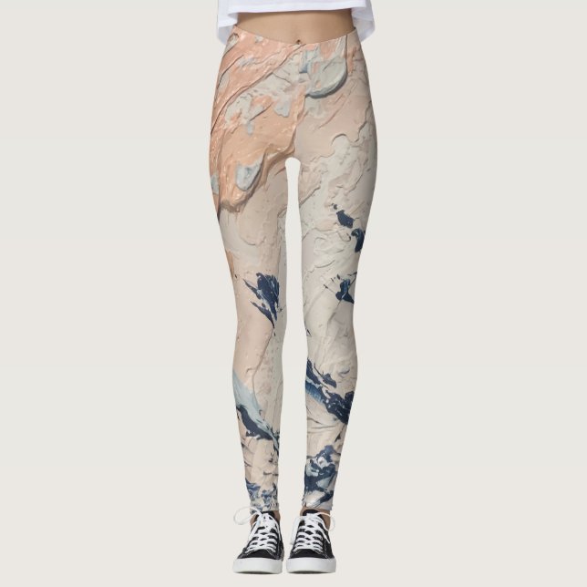 Textura #11 de la obra Viendo a travez de los ojos Leggings (Vorderseite)