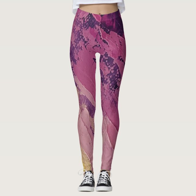 Textura #11 de obra Horizonte Leggings (Vorderseite)