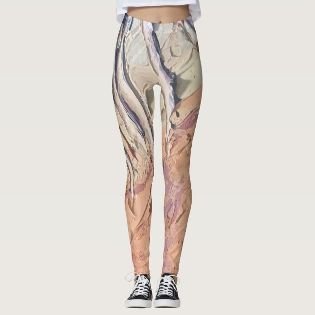 Textura #13 de la obra Viendo a travez de los ojos Leggings (Vorderseite)