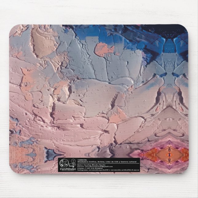 Textura #14 de la obra Viendo a travez de los ojos Mousepad (Vorne)