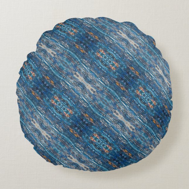 Textura #15 de obra La roca Rundes Kissen (Vorderseite)