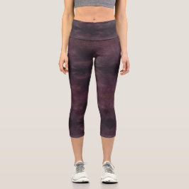 Textura #16 de la obra Fantasía y realidad Capri Leggings