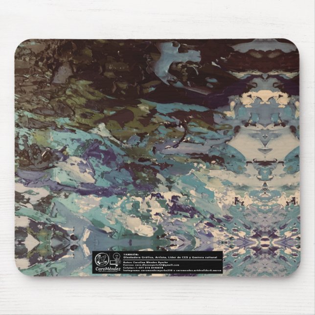 Textura #17 de la obra Maritimo Mousepad (Vorne)