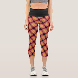 Textura #18.0 de obra Horizonte Capri Leggings