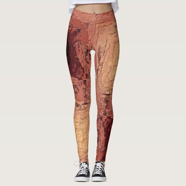 Textura #18 de obra Horizonte Leggings (Vorderseite)