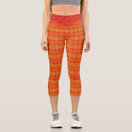 Textura #19 de la obra Fantasía y realidad Capri Leggings