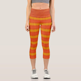 Textura #1 de la obra Fantasía y realidad Capri Leggings
