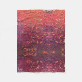 Textura #1 de la obra La puesta del sol Fleecedecke