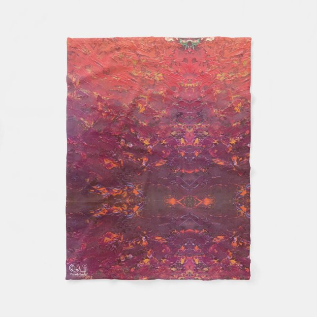 Textura #1 de la obra La puesta del sol Fleecedecke (Vorderseite)