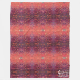 Textura #1 de la obra La puesta del sol Fleecedecke