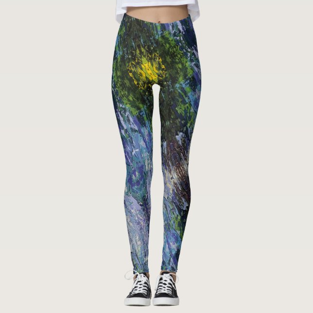 Textura #1 de la obra Maritimo Leggings (Vorderseite)