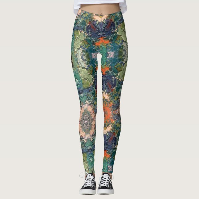 Textura #1 de la obra Viendo a travez de los ojos Leggings (Vorderseite)