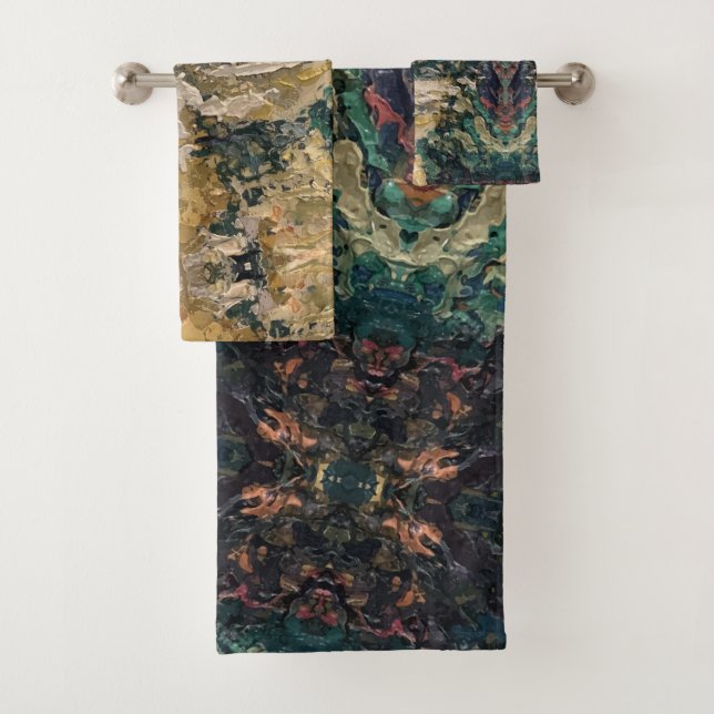 Textura #1 de obra Amanecer Badhandtuch Set (Insitu)