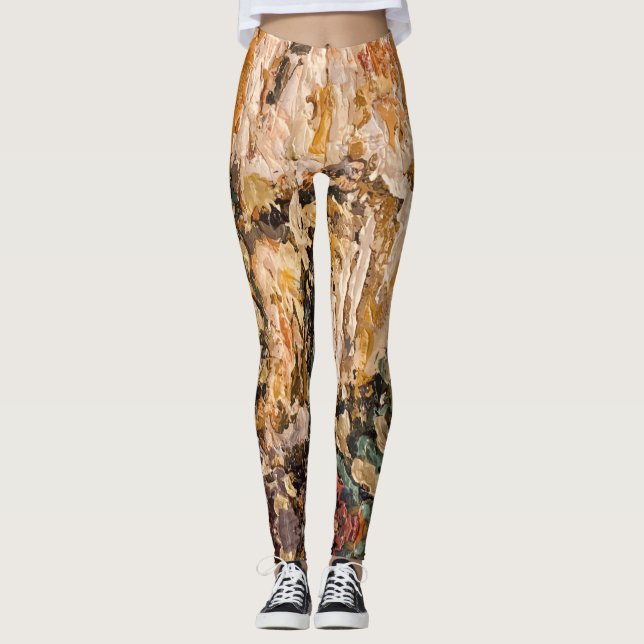 Textura #24 de obra Amanecer Leggings (Vorderseite)