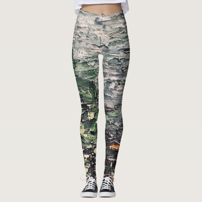 Textura #27 de obra Amanecer Leggings (Vorderseite)