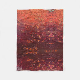 Textura #2 de la obra La puesta del sol Fleecedecke