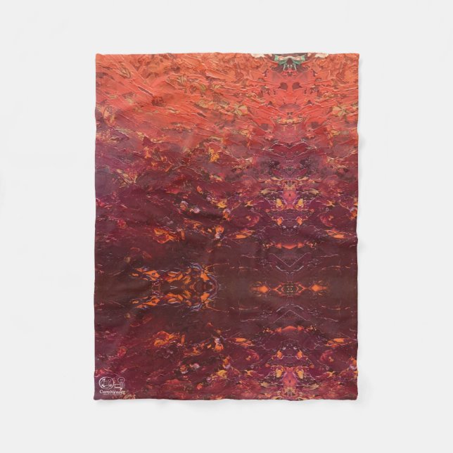 Textura #2 de la obra La puesta del sol Fleecedecke (Vorderseite)