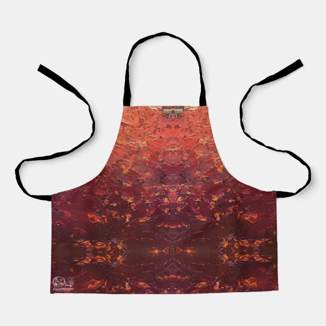 Textura #2 de la obra La puesta del sol Schürze (Vorderseite)