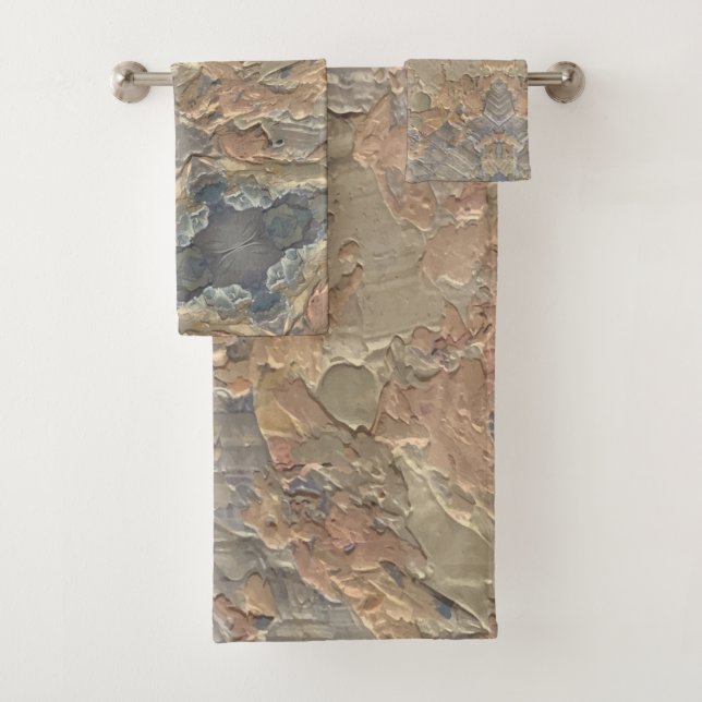 Textura #2 de obra Amanecer Badhandtuch Set (Insitu)