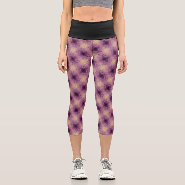 Textura #2 de obra Horizonte Capri Leggings (Vorderseite)