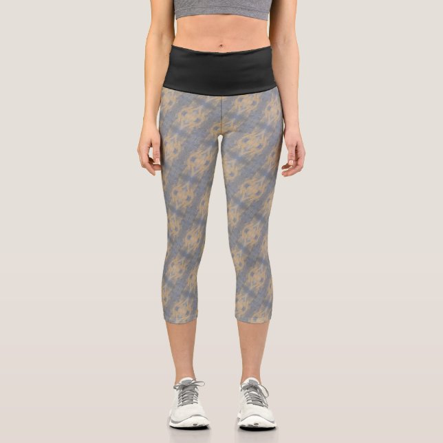 Textura #2 de obra La roca Capri Leggings (Vorderseite)