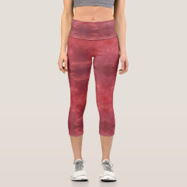 Textura #3 de la obra Fantasía y realidad Capri Leggings