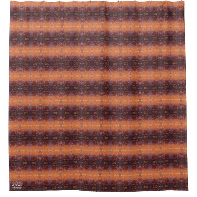 Textura #3 de la obra La puesta del sol Duschvorhang (Vorderseite)