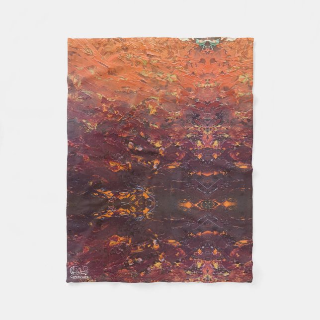 Textura #3 de la obra La puesta del sol Fleecedecke (Vorderseite)