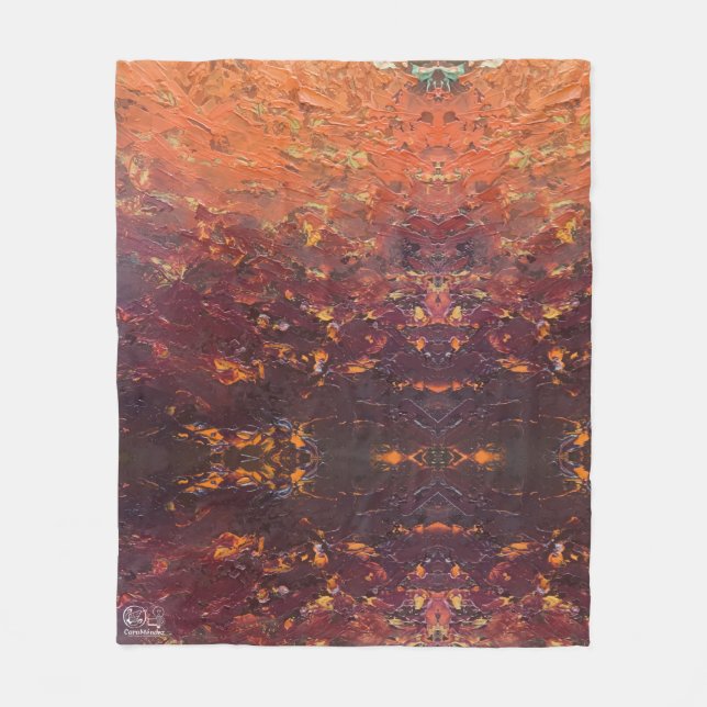 Textura #3 de la obra La puesta del sol Fleecedecke (Vorderseite)