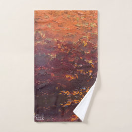 Textura #3 de la obra La puesta del sol Handtuch