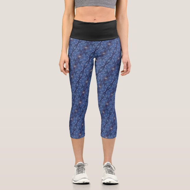 Textura #3 de obra Horizonte Capri Leggings (Vorderseite)