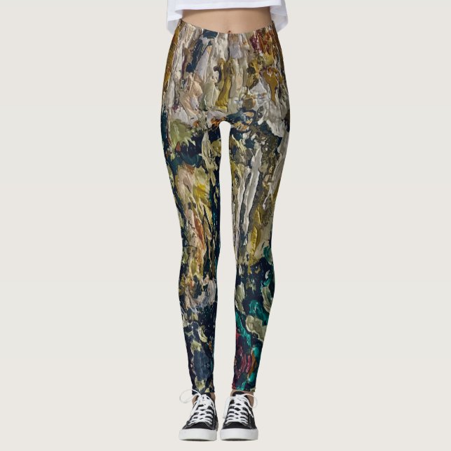 Textura #41 de obra Amanecer Leggings (Vorderseite)