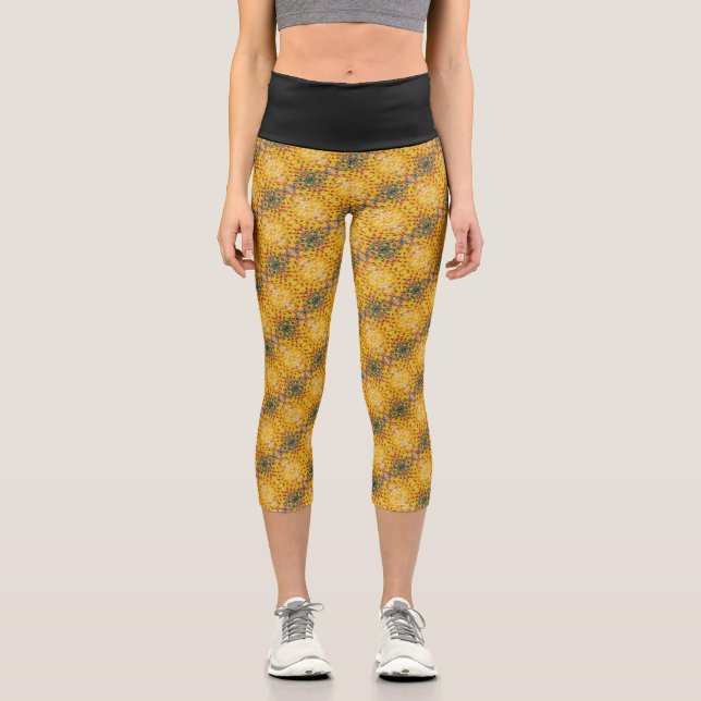 Textura #4 de la obra Piña. SERIE Capri Leggings (Vorderseite)