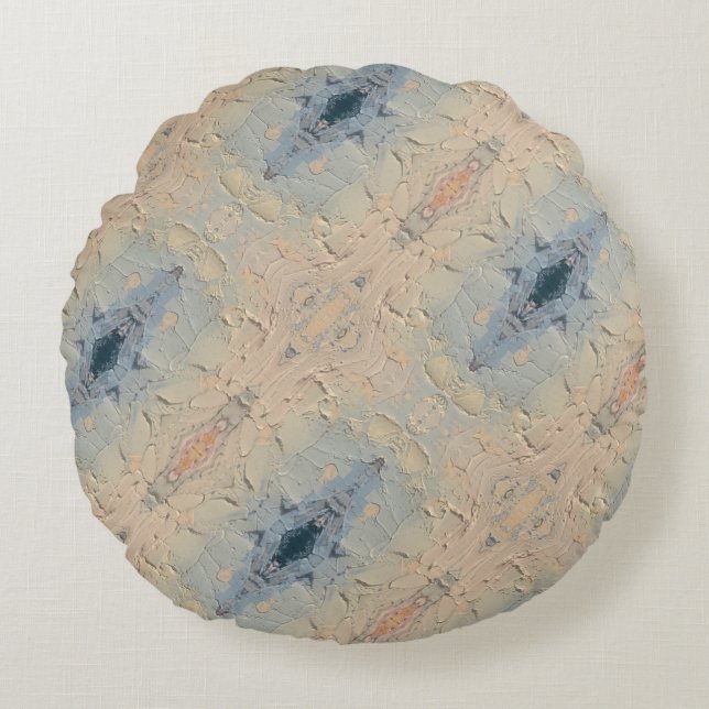 Textura #4 de la obra Viendo a travez de los ojos Rundes Kissen (Vorderseite)