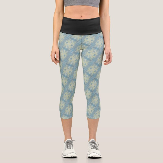 Textura #4 de obra La roca Capri Leggings (Vorderseite)