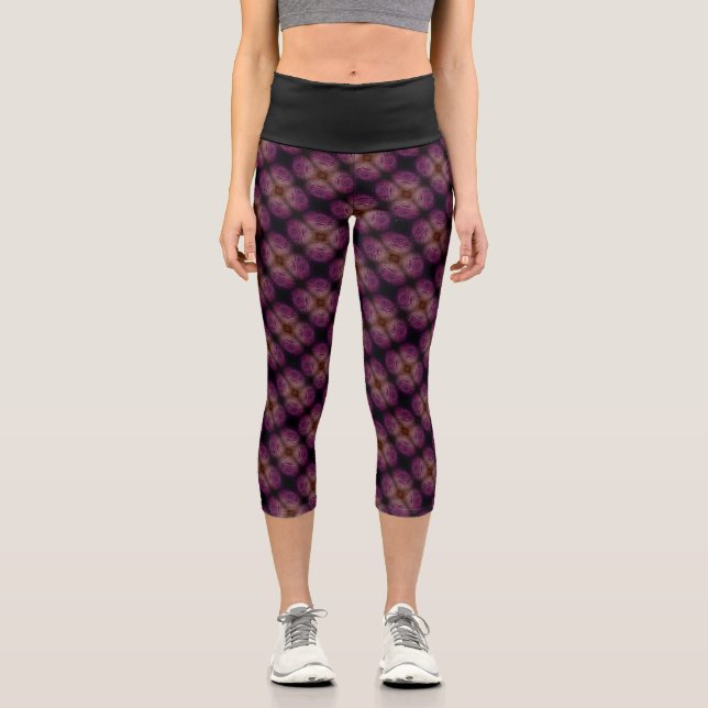 Textura #5.0 de obra Horizonte Capri Leggings (Vorderseite)