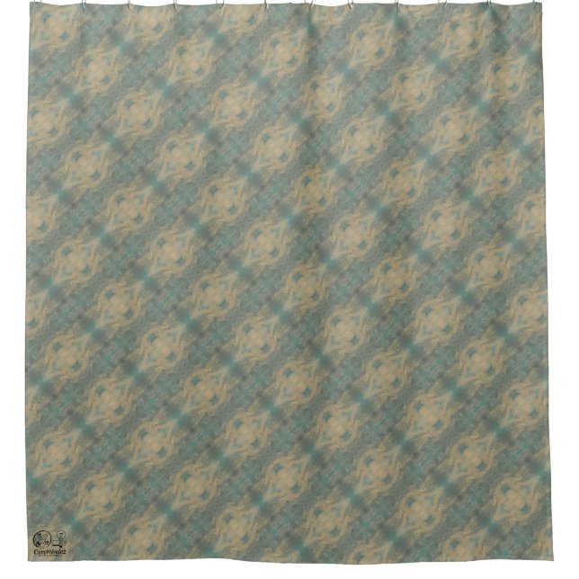 Textura #5 de obra La roca Duschvorhang (Vorderseite)