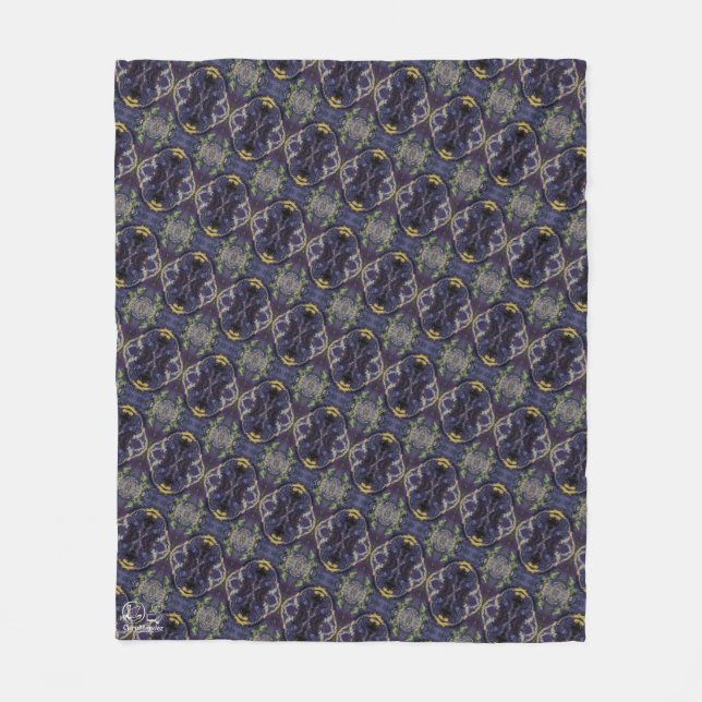 Textura #6 de la obra Maritimo Textura de una de l Fleecedecke (Vorderseite)